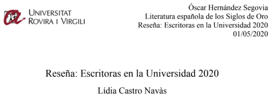 reseña Óscar Hernández